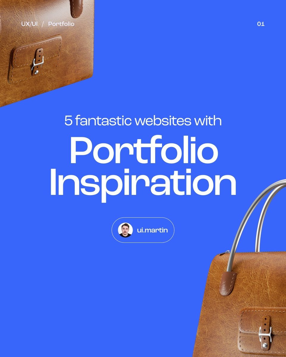 Abmankendrick's tweet photo. UI/UX Designer, portfolio is a must have for any designer looking for client or employers. Then I've got 05 awesome website with portfolio inspiration that can help you in designing a creative portfolio. 

Retweet are highly appreciated 💜 https://t.co/1y09VnWS1c