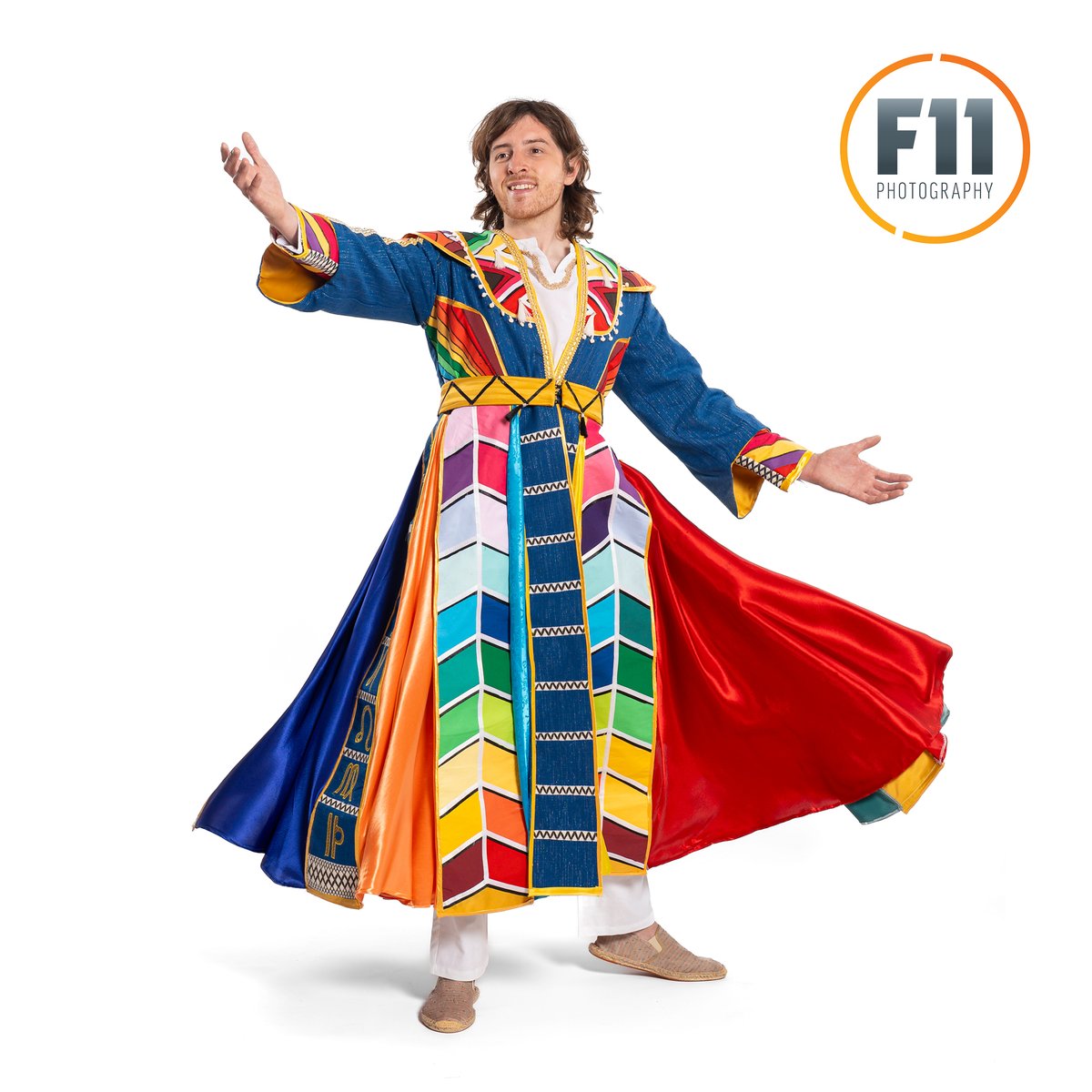 f11_photography's tweet photo. Joseph And His Amazing Technicolor Dreamcoat

Had an amazing time shooting the iconic costume from "Joseph and His Amazing Technicolor Dreamcoat" for Charades Theatrical Costume Hire. Their passion for costume artistry is infectious! #F11Photography #Charades #TheatreLove https://t.co/WUFcxfKnxS