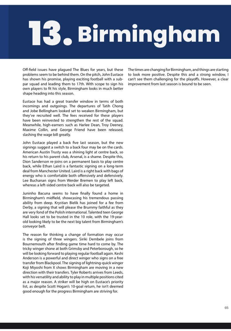 🚨EFL PREVIEW LIVE🚨
31,000 words EFL preview is live and ready to buy
-🤔in depth preview of every team
-🎰Bets
- 1️⃣2️⃣4️⃣- 1-24 for all EFL leagues 

Took me weeks to do so any buys, like/RTS/engagement much appreciated 

whop.com/team-cbk/