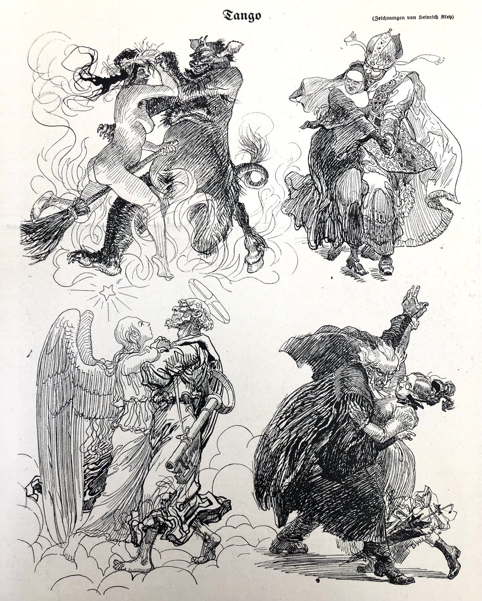 Heinrich Kley, 1913 : « Tango »