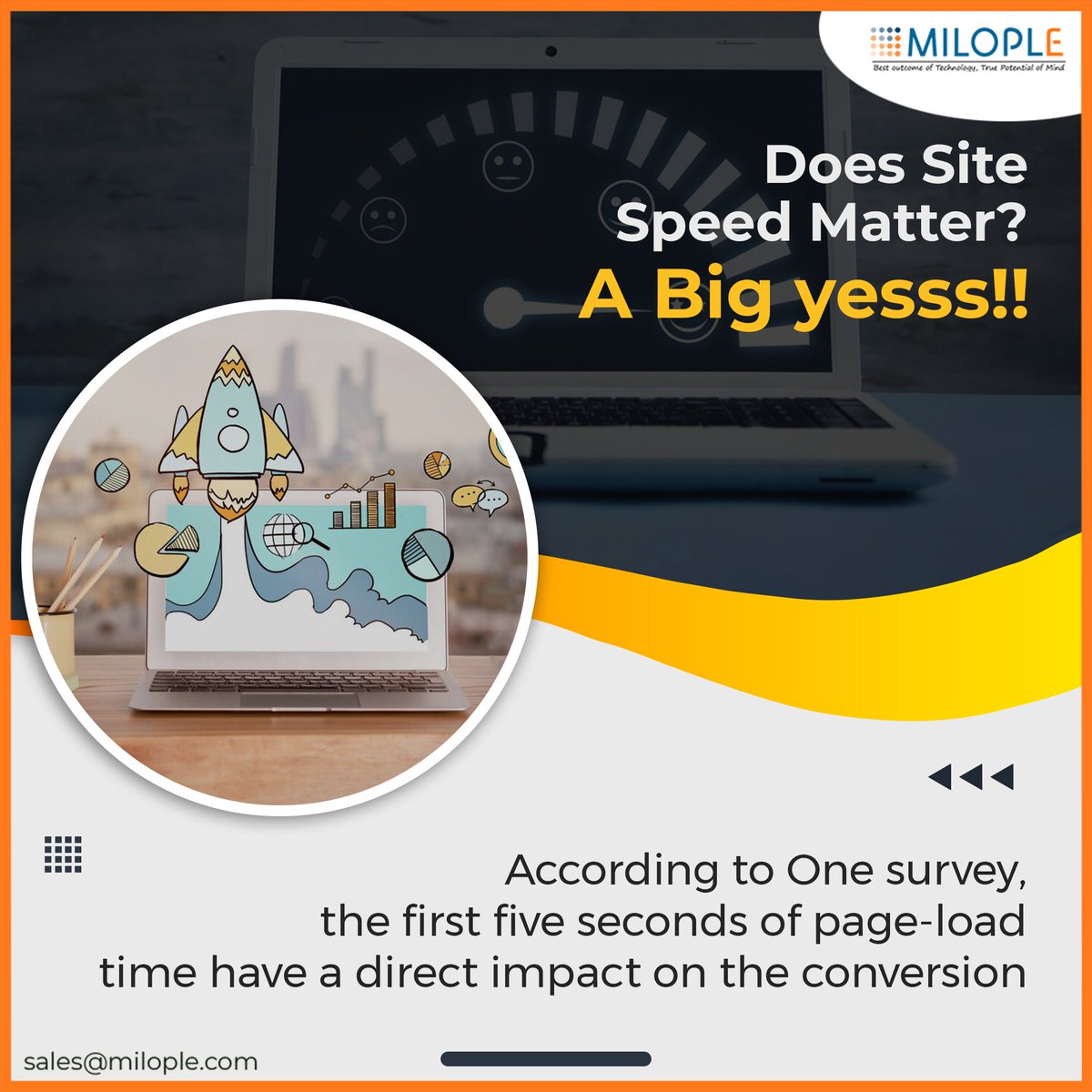 Milople's tweet image. Happy shoppers are a result of faster website loading times! Don&apos;t let slow site speed hinder your site&apos;s appearance on top of SERPs. Embrace Milople&apos;s Website Speed Optimization Service and unlock the path to success!

bit.ly/44LGgW2

#PageSpeed #SpeedOptimization
