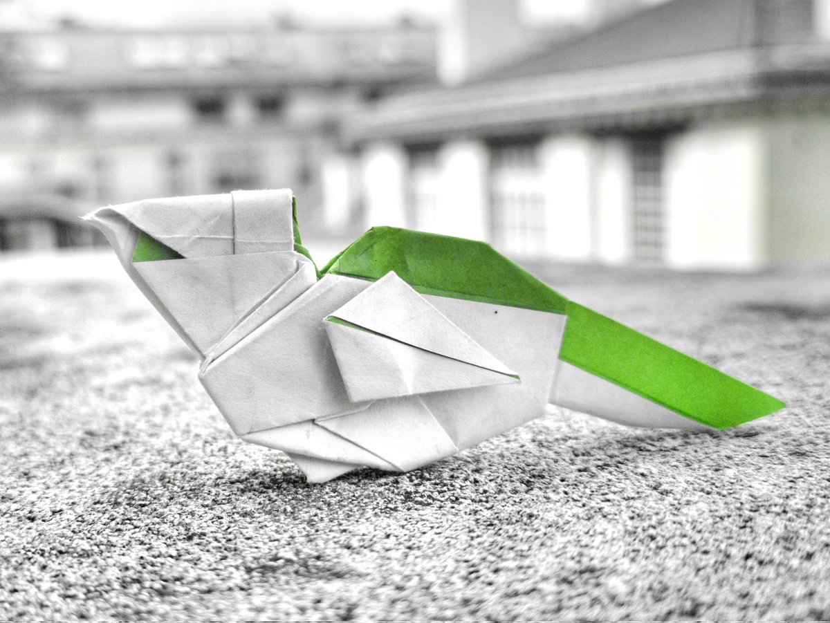 BarthDunkan's tweet photo. Origami Sparrow.
Passereau stylisé et plié à partir d'un carré par Barth Dunkan (EcOrigami).
Sparrow designed and folded from a square by Barth Dunkan (EcOrigami)
#barthdunkan #ecorigami #bird #origami #paperfolding #paperart #mfpp #origamibird #origamisparrow #passereau https://t.co/8765XLWNMv