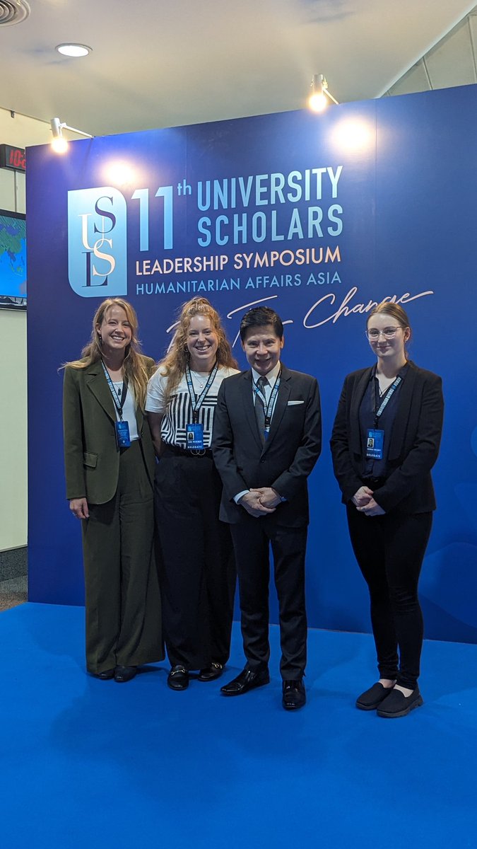 TaraDoesScience's tweet photo. Thank you to @HAffairsAsia and Secretary General Mr Kim Solomon for the opportunity to bring the work @UofA_SET and the School of Animal and Vet Science to the #USLS https://t.co/d3d5iAqU23