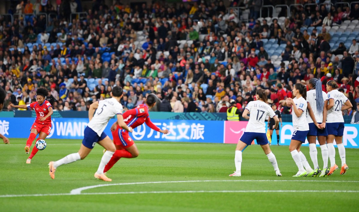 FIFAcom's tweet photo. Panama make history 🤩

Debutants @fepafut score their first-ever goal at the #FIFAWWC – and what a strike it was! https://t.co/scKVaNdWia