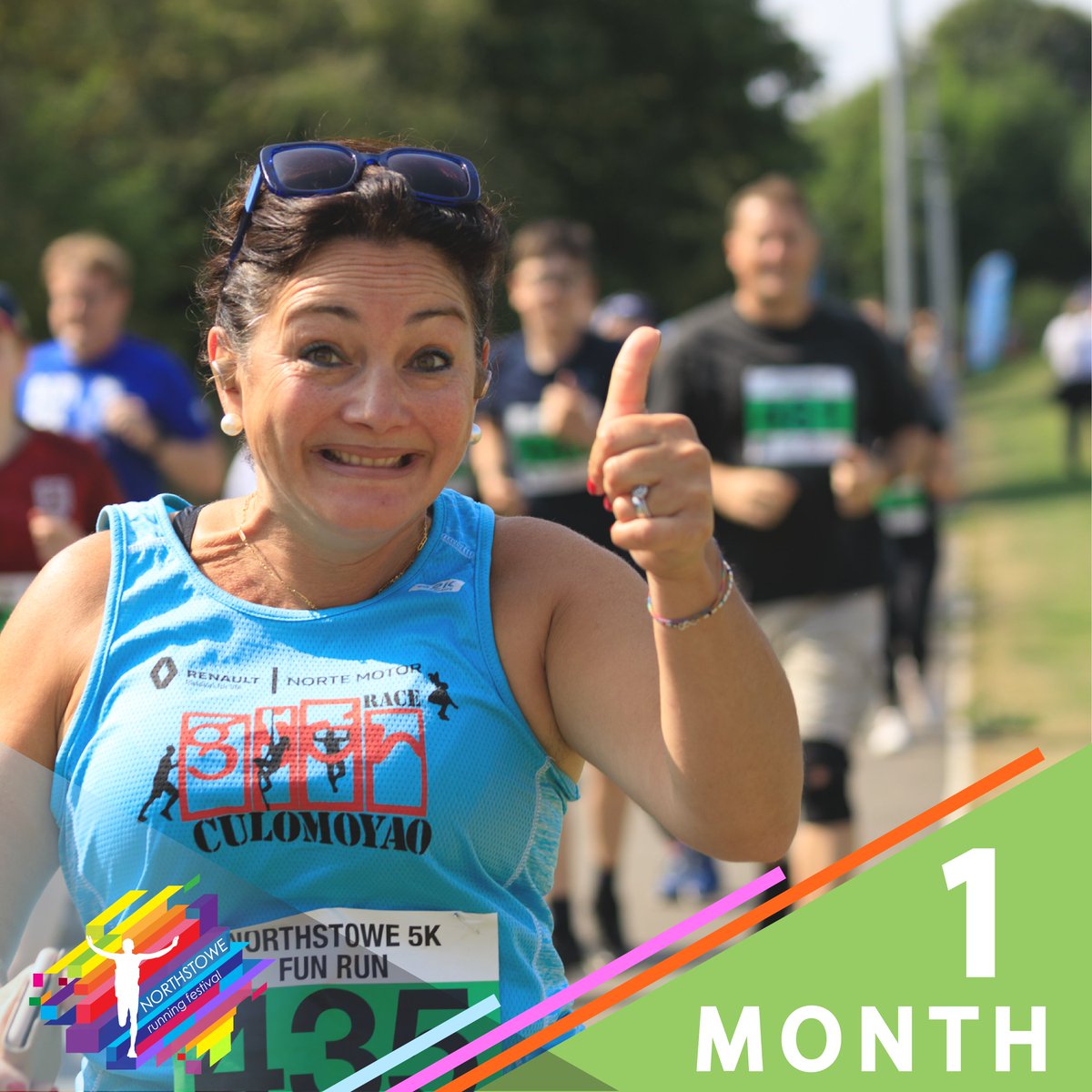 ☝️ ONE MONTH TO GO!

🏃‍♂️Multiple distances for all ages and abilities
👪Free activities for kids
🌮Street food market 
🍸Fully licensed bar
👩‍🎤Live music
Sign up now 👇
northstowerunfest.co.uk

#running #runfest #northstowe #halfmarathon #10krun #5krun #runningfestival #livemusic