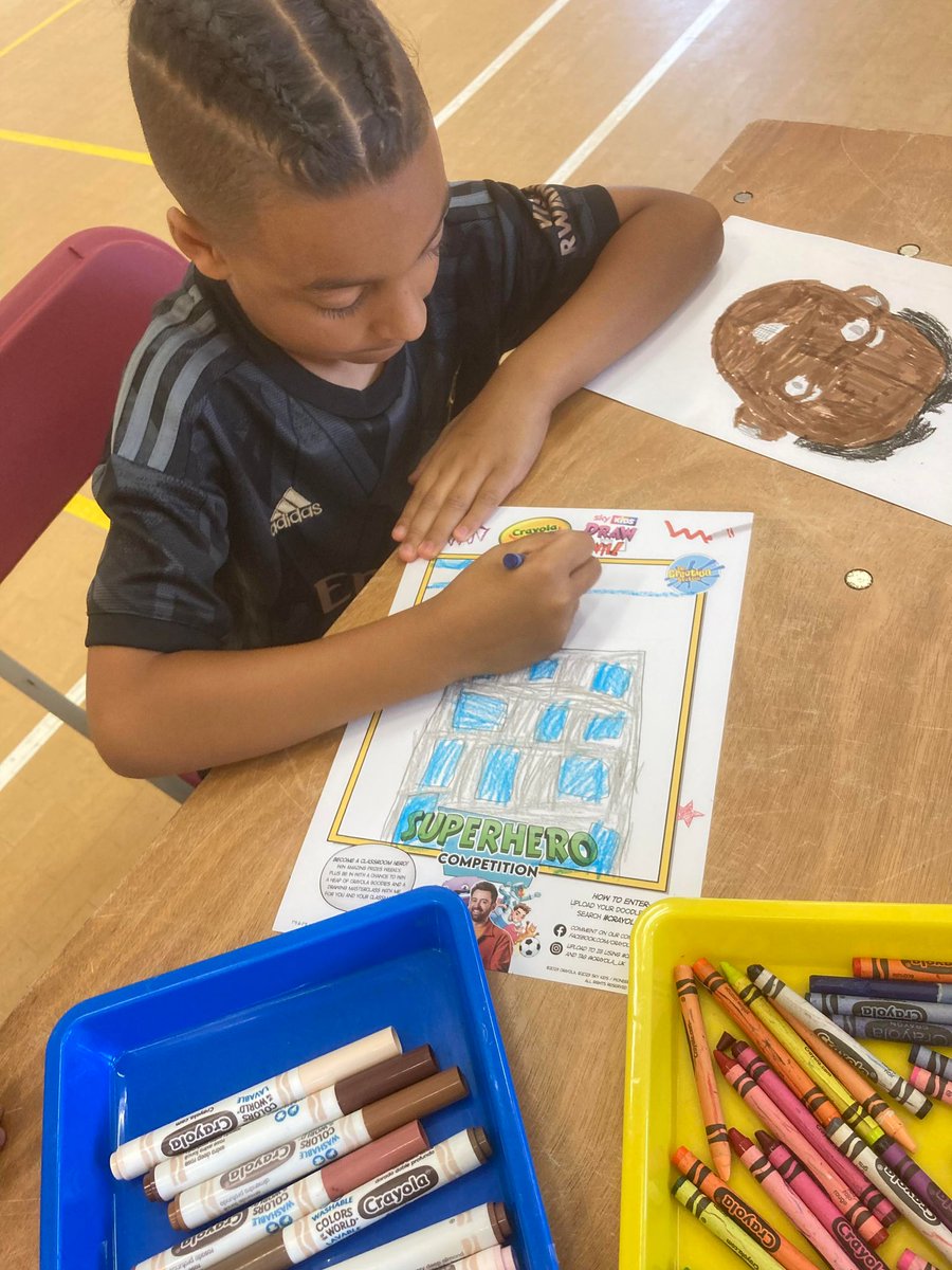 creationstation's tweet photo. Here are some of the awesome #Superhero doodles being created during our creative #kidsworkshops, as part of the amazing Superhero #drawingcompetition, which we've teamed up with @Crayola and @WillSliney on to inspire #kids this #summer.🖍🙌 
Learn more:
https://t.co/nnwBfvcNLO https://t.co/nYSQAmbUxN