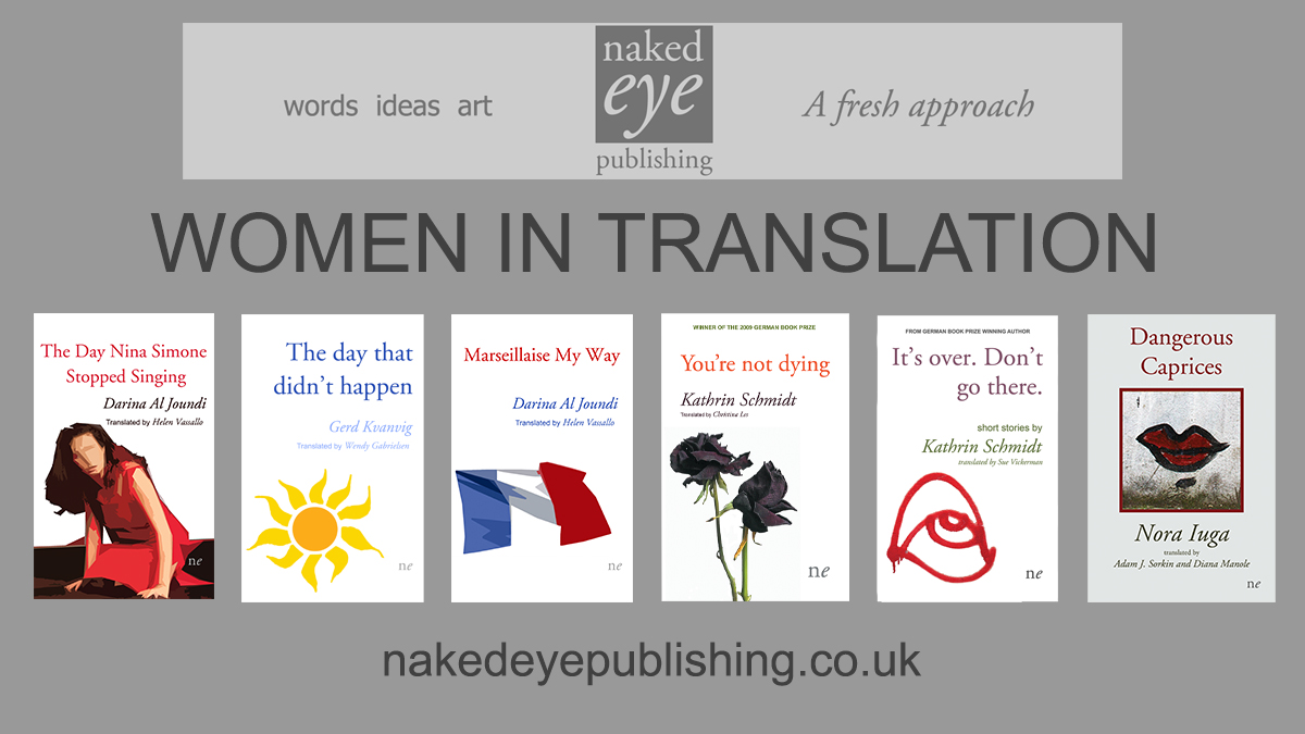 If you want something different for #WITMonth try one of our titles.

These are all #womenintranslation and have the translator on the cover #namethetranslator

Happy reading
#translatedfiction #SummerReading