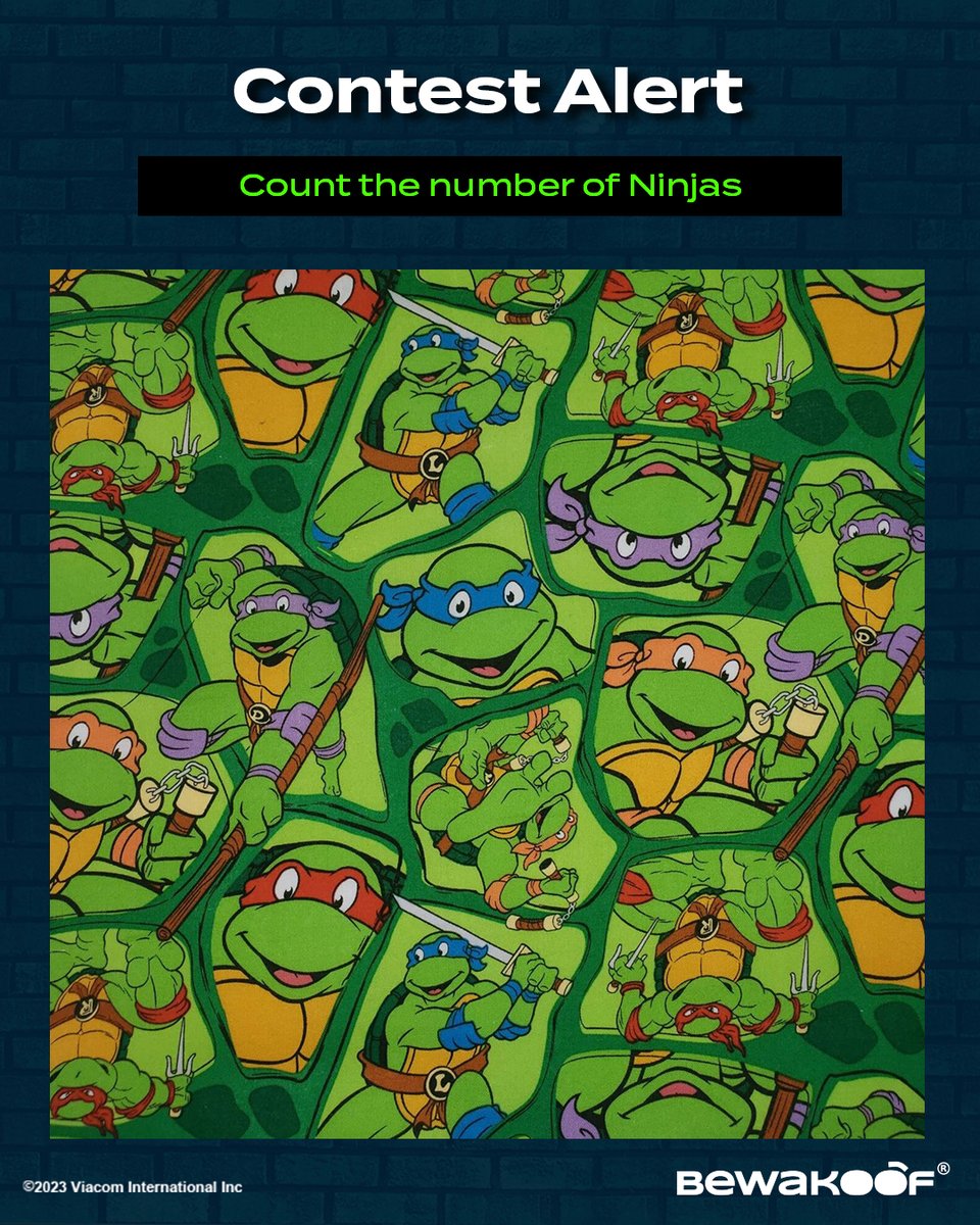 Teenage Mutant Ninja Turtles X Bewakoof Contest🍕🐢

Answer below &amp; 10 lucky winners will get to win vouchers 💯

Rules:
- Follow <a href="/bewakoof/">Bewakoof®</a>
- RT &amp; LIKE this tweet
- Tag 3 friends with your answer

Winners announcement: 5th August

#ContestAlert #ContestIndia #GiveawayAlert