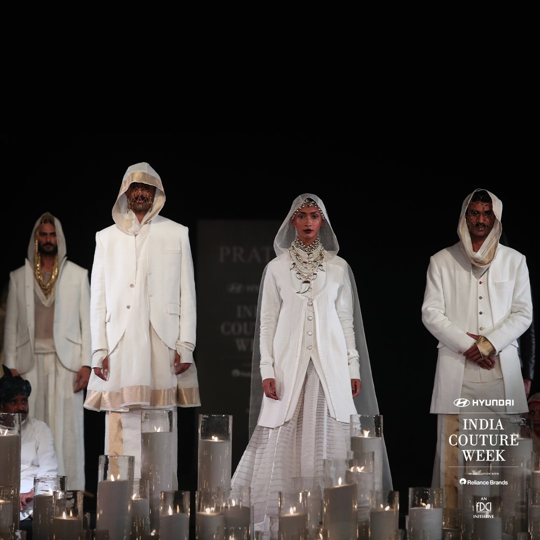 HyundaiIndia's tweet photo. What a memorable night at the #HyundaiIndiaCoutureWeek 2023! With Isha J &amp; Pratap showcasing their work &amp; Vaani Kapoor on the ramp, the atmosphere was filled with energy &amp; sophistication. Adding to the enchantment was #Hyundai #IONIQ5.
@fdciofficial

#HyundaiIndia #ILoveHyundai https://t.co/LhwJv6ntL5