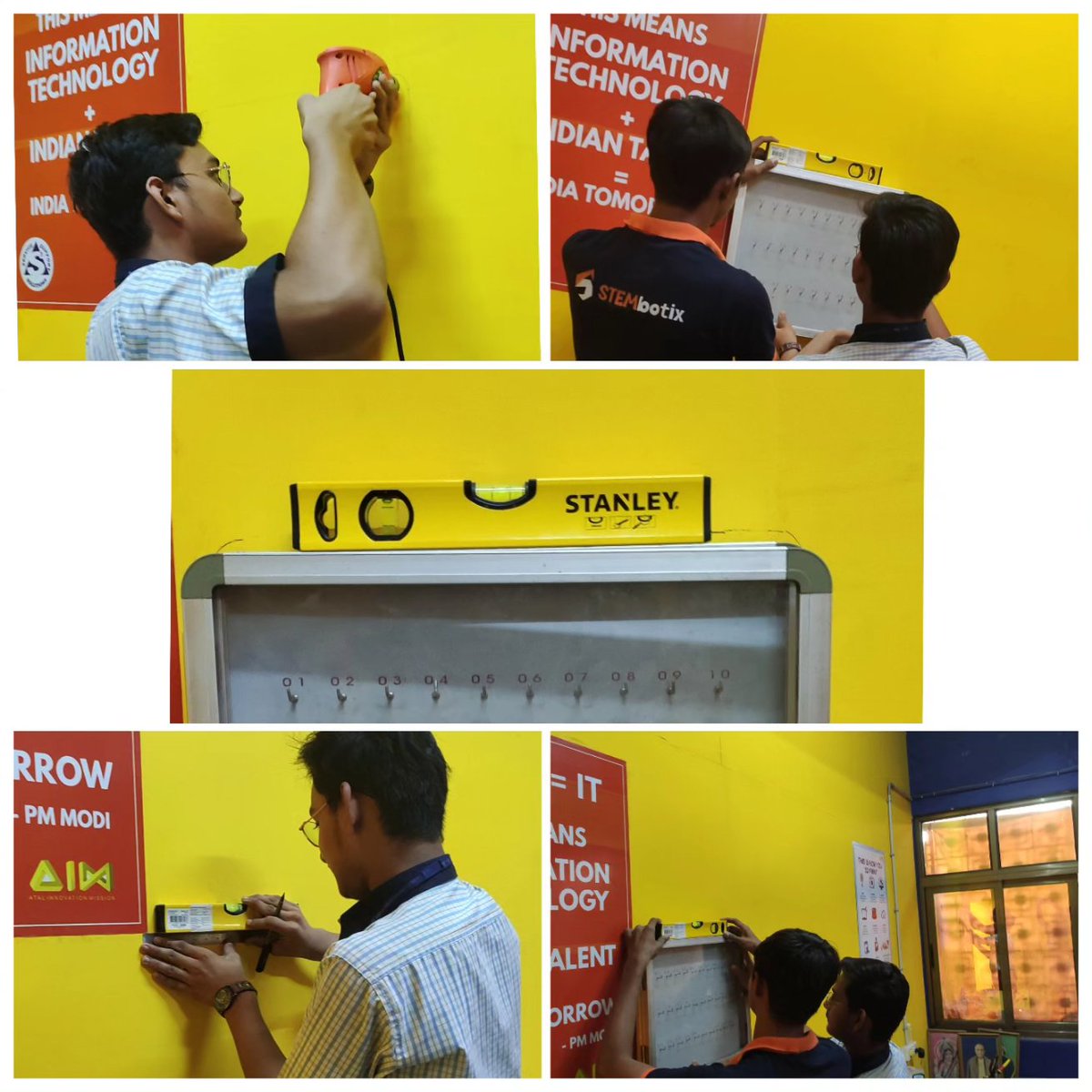 gurukul_rjt_18's tweet photo. Key stand locker installation by Student Under Mentor's Guidance.

#coding #STEM #Innovation #STEMEDUCATION #stemrobotics #blockCoding #drone 
#robotics #arvr #AIforindia  #iot #stembotix #atalinnovationmession 
#atalindia #aiminnovation #stemlab #stemlearning #nep2020 https://t.co/MtQmXxqABB