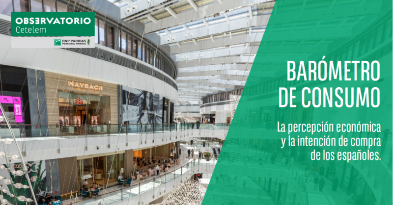 Obs_Cetelem_ES's tweet photo. 📊 #𝐛𝐚𝐫ó𝐦𝐞𝐭𝐫𝐨 de #consumo de #julio 2023.

🔝 4 de productos con mayor intención de compra en los próximos tres meses:

• Textil / Deportes: 27,4%
• Turismo.: 23,3%
• Tecnología / Informática: 19,1%
• Productos gama blanca: 15,3%
