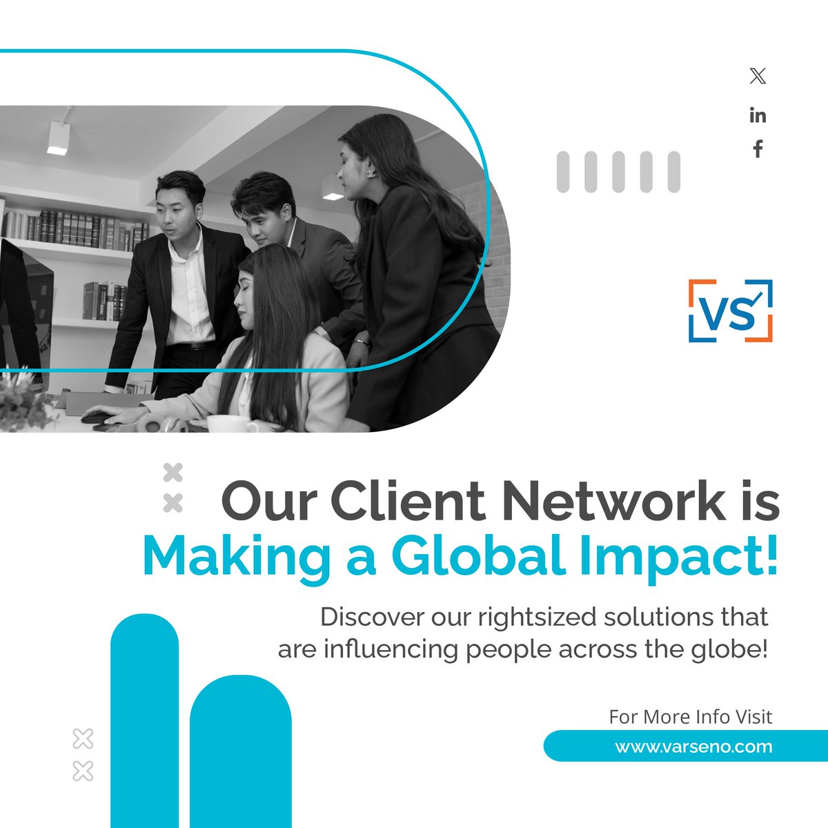 VarsenoSolution's tweet image. We are Making waves worldwide! 
.
.
.
.
#GlobalConnections #WorldwideInfluence #ClientImpact #GlobalWaveMakers #GlobalFootprint #MakingGlobalImpact #ClientNetworkSuccess