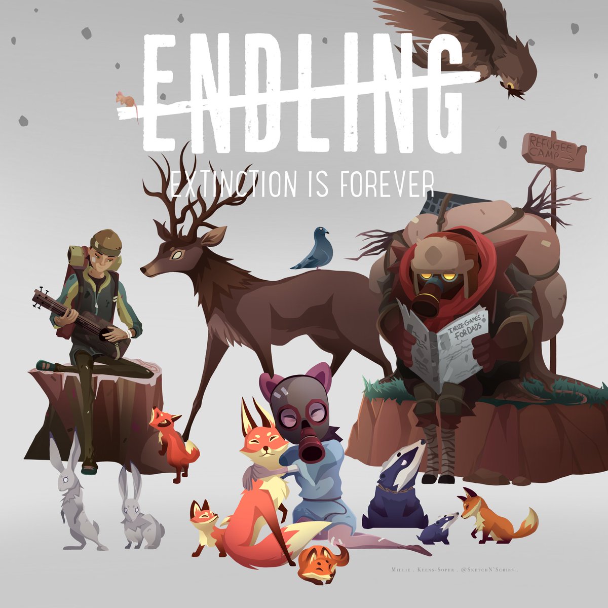 Happy One Year Anniversary to #endling #extinctionisforever 

Support Indie Devs and their projects > @herobeatstudios

Help make the world a better place for all of us #EndlingAnniversary🦊🌿