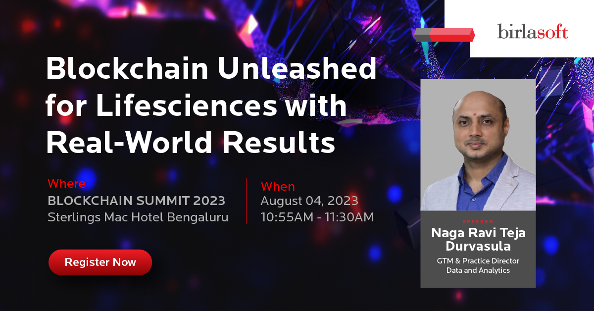birlasoft's tweet photo. Join Birlasoft at Blockchain Summit 2023! https://t.co/ZZbv9EwUIV
Embrace blockchain's pivotal role in shaping healthcare's future for the better. Don't miss this opportunity! Register now and be part of the transformation!
#BlockchainSummit2023 #HealthcareInnovation https://t.co/E7XUCzhI5b