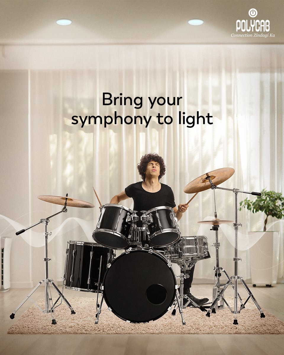 PolycabIndia's tweet photo. Strike the chords of creativity with Polycab Scintillate Moonlight Panel LED lights. This lighting solution brightens up your living space flawlessly.
To know more visit: https://t.co/mPhvVmzDZX
#Polycab #PolycabIndia #ConnectionZindagiKa #PolycabLED https://t.co/4pCWV9QHOG