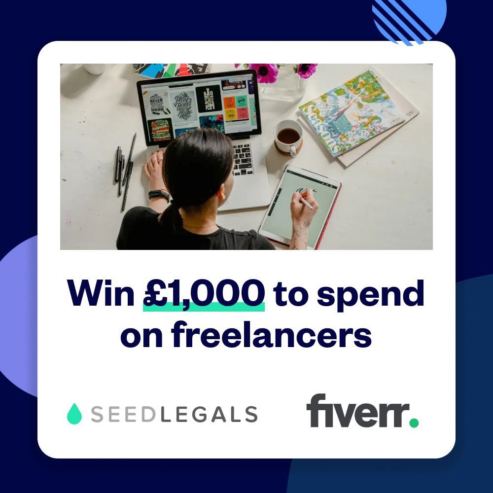 🚀 Exciting news! Introducing the SeedLegals x Fiverr Startup Competition! Win £1000 to spend on @fiverr freelancers and take your business to new heights! Eligible London startups can enter for a chance to supercharge their journey. Don't miss out! lnkd.in/eeHF_pRi…