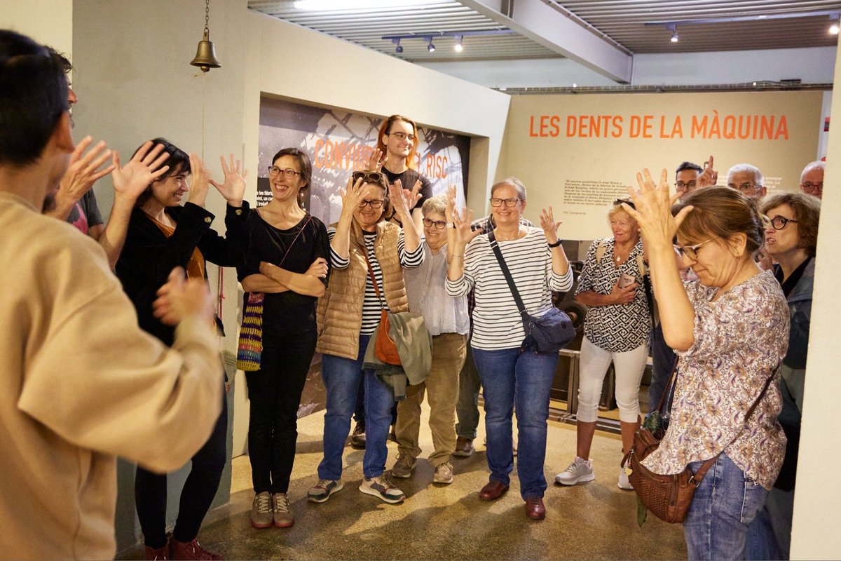 museudelter's tweet photo. Dissabte 12 d'agost a les 12h nova visita en Llengua de Signes Catalana al museu amb el projecte #SignemMuseus. #Manlleu
Oberta a tothom! Amb intèrpret per a persones oïdores! @patrimonigencat @Patindustrial @MNACTEC @patcdiba @FESOCAinfo @ajManlleu
https://t.co/lVV7dfIxp6 https://t.co/P2daSniQ4o