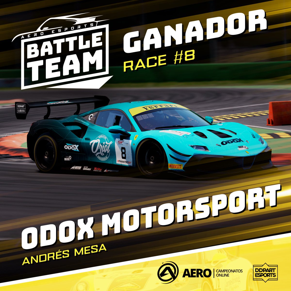 🔊BATTLE TEAM II

<a href="/Andr3s_Mesa/">Andrés Mesa</a> consigue la
victoria en la última prueba del campeonato 

Puedes verla de nuevo en <a href="/Tvcompetizion/">TV COMPETIZIONE</a> 

twitch.tv/videos/1886737…

#Simracing #beACC #esports