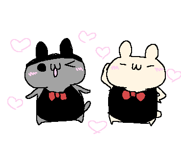 natukuma_pic's tweet photo. 👯‍♀️♡♡
 #うさぎのしろとねこのくろ
 #なつくまpic https://t.co/Vfqtvg3ObK
