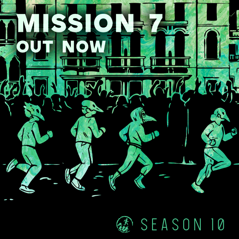 RunWithZRX's tweet photo. A plague devours the city from the inside.

Every narrow street hides danger, but you've got an old friend with you now. You're ready to join the twisted masquerade.

Mission 7 of Season 10 is available now.