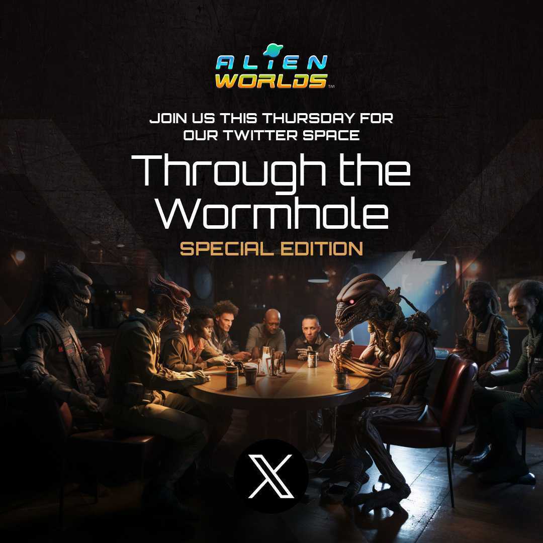 AlienWorlds_IN's tweet photo. 👽 Join us this tomorrow at 1700 UTC for a Special Edition of Through the Wormhole as our Product Support Manager and Creative Technical Producer join us for exciting announcements. 🤩

Location: https://t.co/qfICB8sy8A

#AlienWorldsCommunity #TLM https://t.co/pnPWlXr5Xb