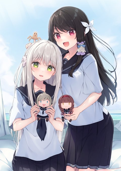 何とか脱稿!夏コミ新刊表紙用のイラストです