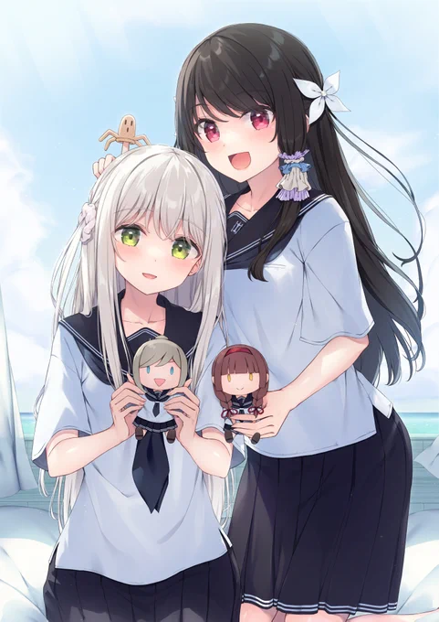 何とか脱稿!夏コミ新刊表紙用のイラストです
