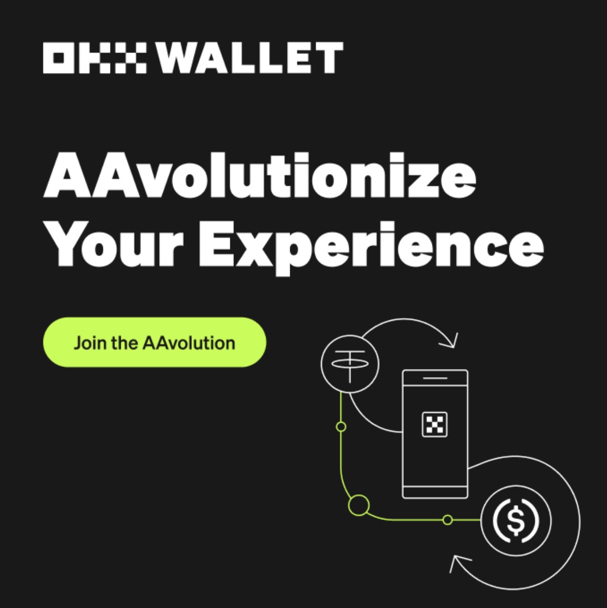 RaheemXBT's tweet photo. 📢 Check out our new revolutionary tech! @OKX's new multi-chain wallet leverages Account Abstraction, simplifying #Web3 transactions like never before. Plus, enjoy free gas coverage up to once a day (5 USDT max)! #Blockchain #Crypto #AATech #OKX 

🔗👇
https://t.co/Bb2qfsbV9g https://t.co/jXyPylDeLJ
