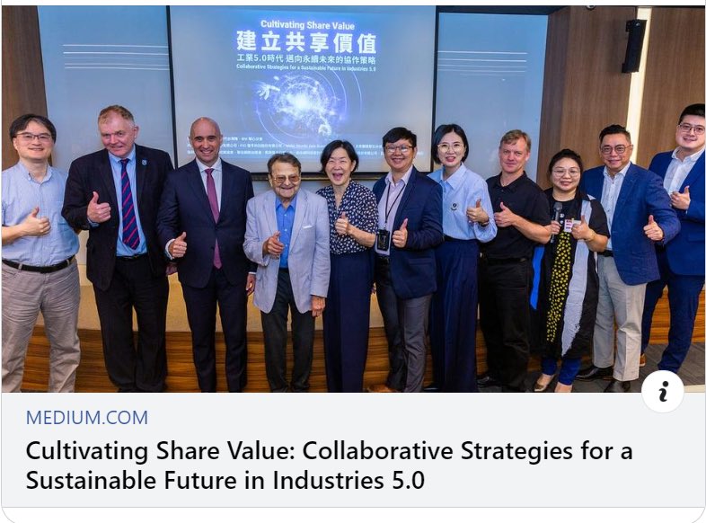 Working together on shared values and industry 5.0!
#sharedvalue #industrial #competitiveness #Sustainability