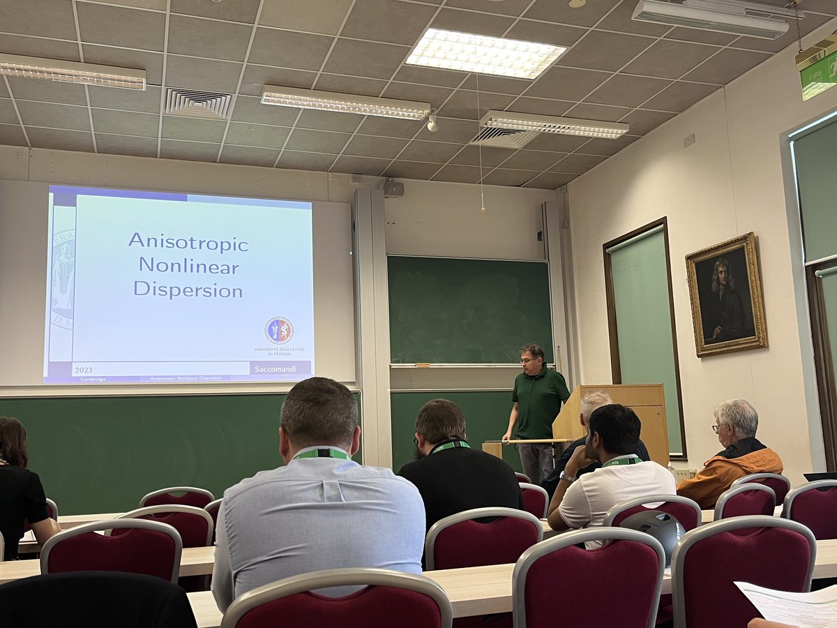 sengulyas's tweet photo. Great talks from great minds… Enjoying the wonderful workshop at INI! #NewtonUSM2023 https://t.co/MbDxJVxo8Y