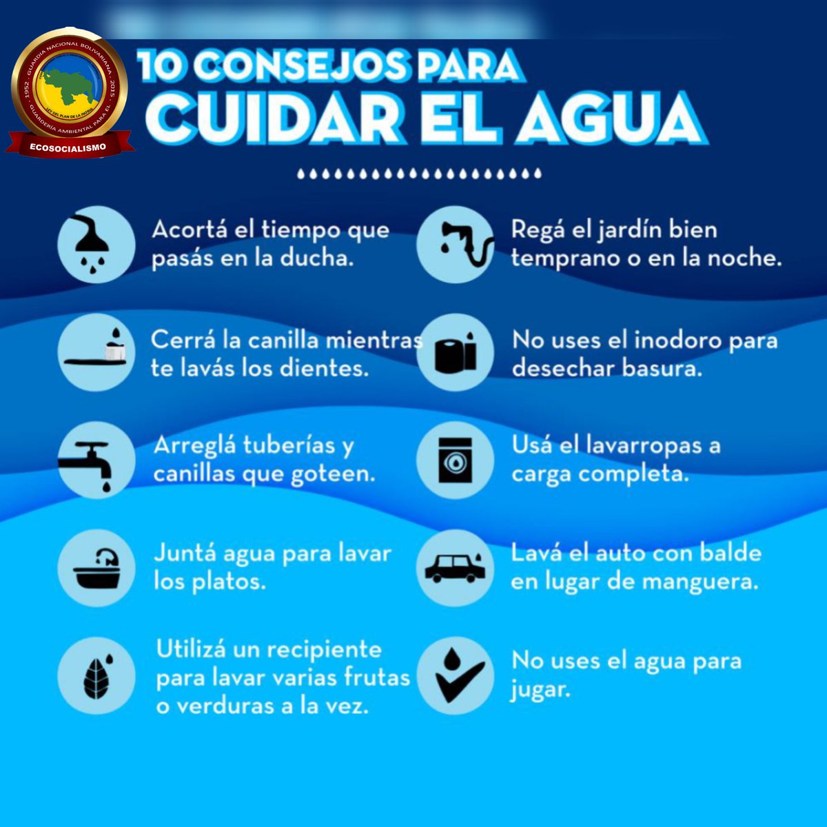 #02Ago •|| Es un recurso vital para nuestra vida, cuidemos de ella y tengamos un uso consciente de la misma.