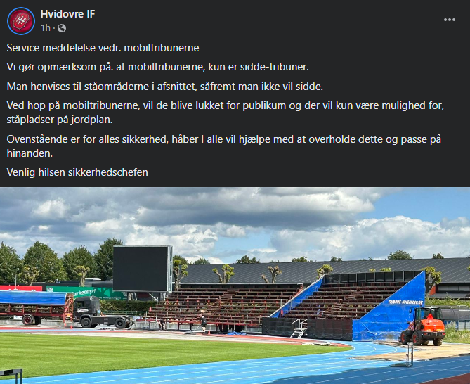 ByTjdk's tweet photo. Jeg er normalt ikke for at kritisere tingene ... men det her er seriøst noget af en joke...

Hvordan vil man forhindre folk i at juble og stå op ved scoring .. så ved scoring, så bliver tribunerne ryddet?

#FCKLive https://t.co/L69pDSE1Uk