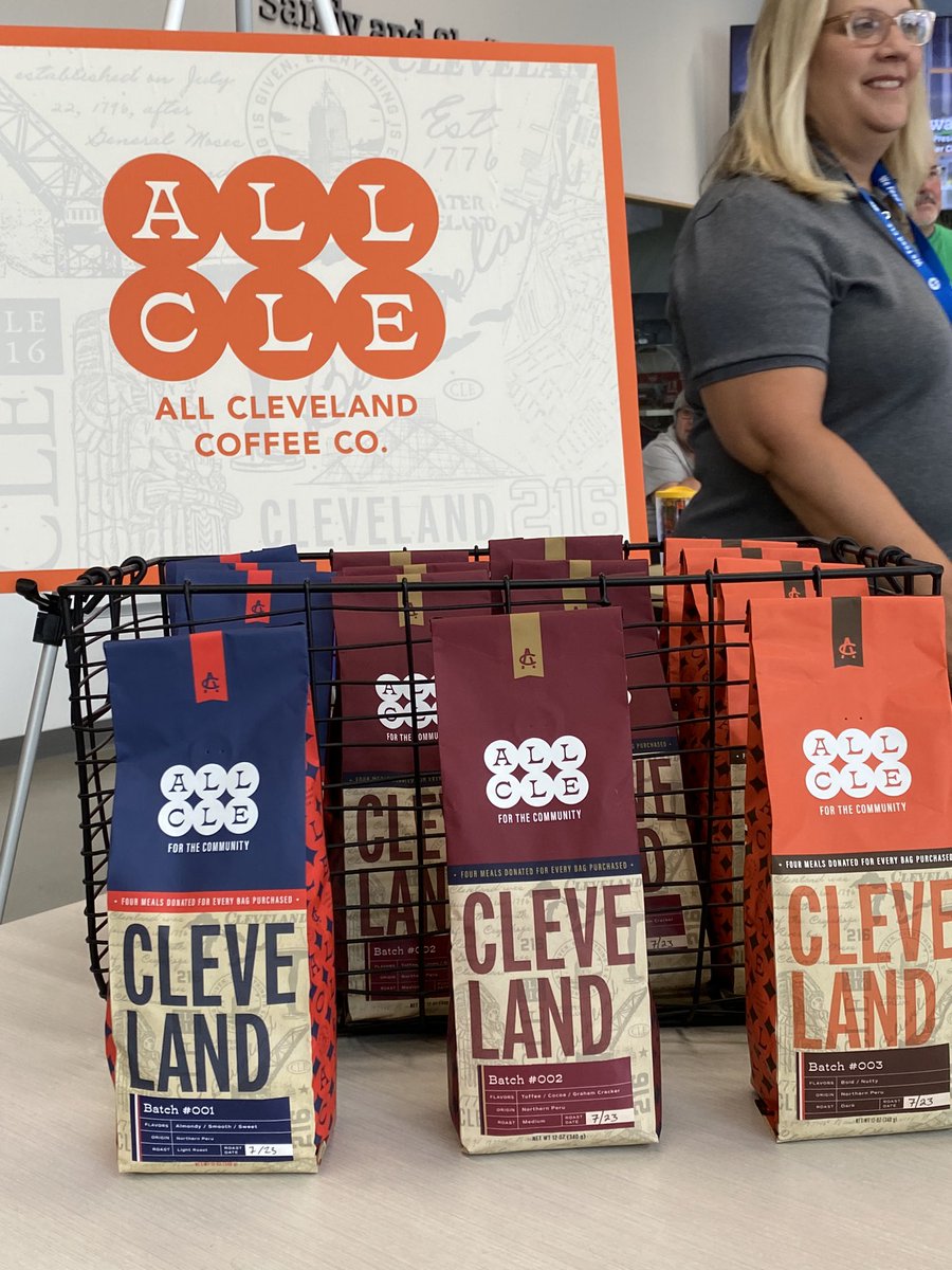 New coffee company gives back with each bag. Thanks @SolsticeCoffee @stipemiocic @joethomas73 @AaronFaz & team for donating 3 meals to @CleFoodBank with each bag! #wefeedcle