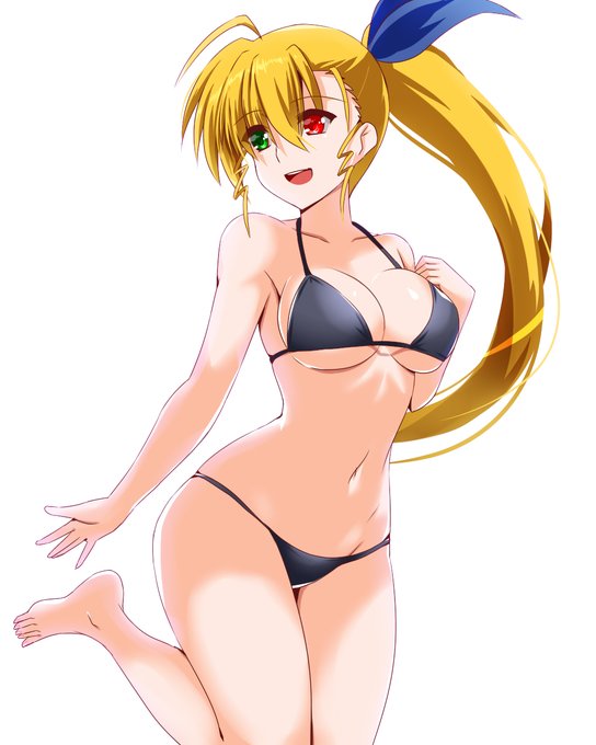 ヴィヴィオ黒ビキニ～
健康的だよね☆ 