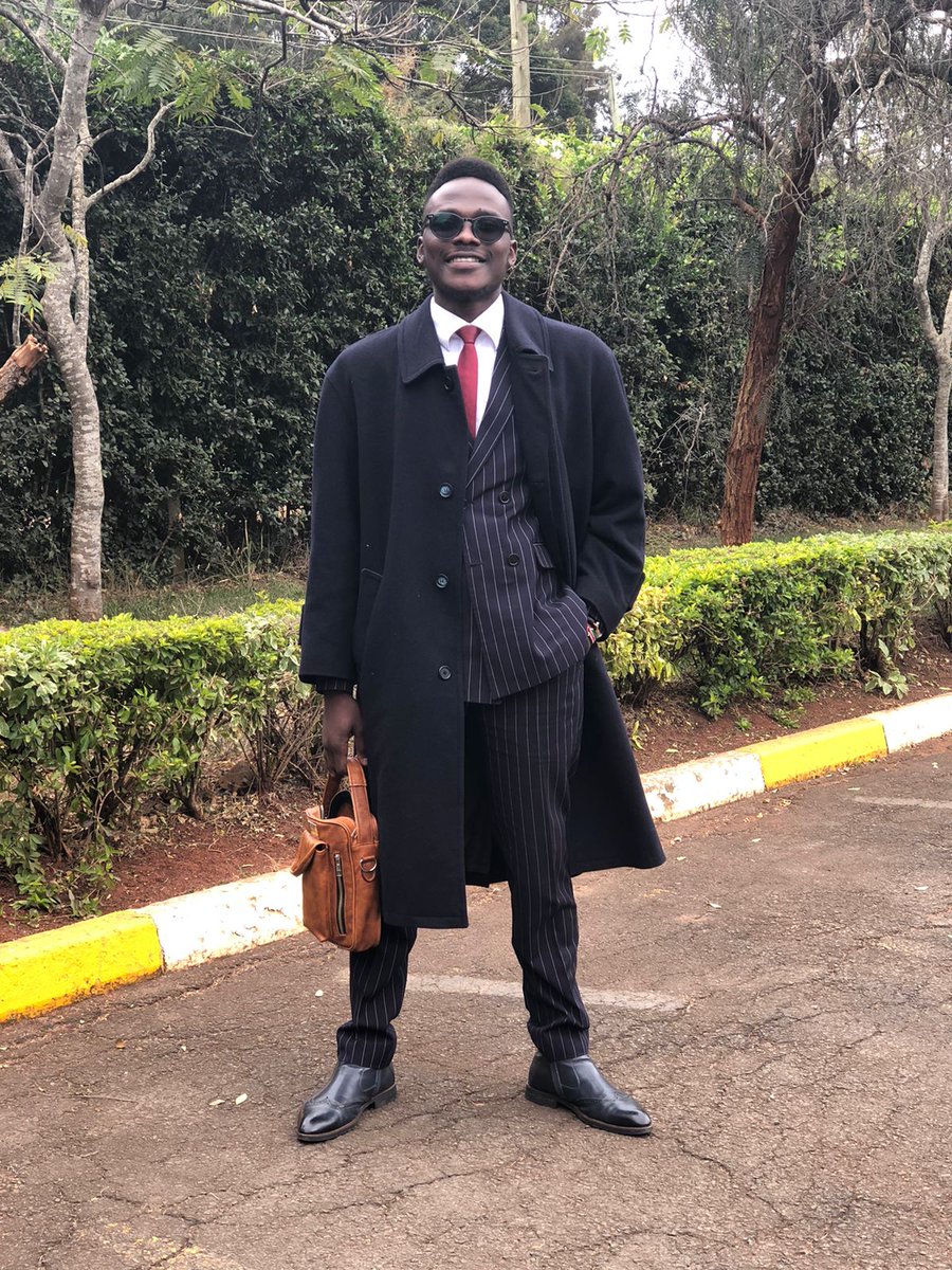 glenn_innocent's tweet photo. Oral exams done. The Journey to the bar continues!  2/3 ✅

Suit inspiration: Charles Mugane Njonjo https://t.co/3LmzXdKhDs