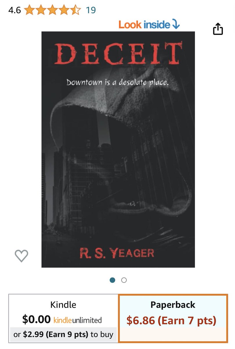 The Zon has my paperback on sale for 51% off! If you love paperbacks, snag your copy today! #Deceitthebook #Paperback #PsychologicalThriller #readers 

🔗 and synopsis in the comments👇