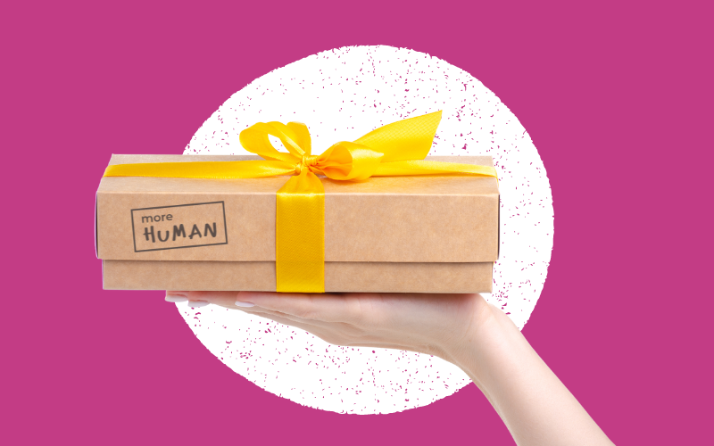 More Human tweet media