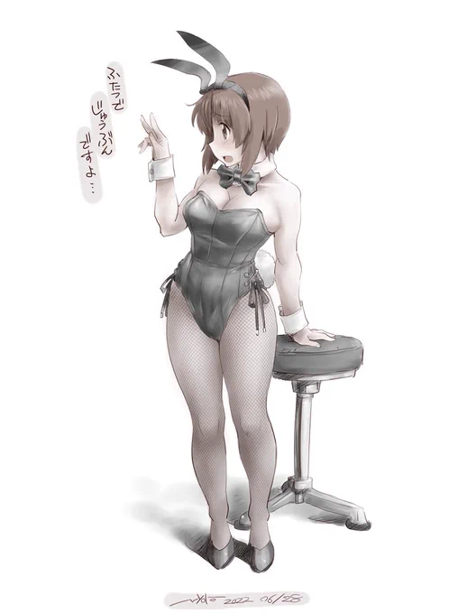 みぽりバニー再掲するマン  #バニーの日
