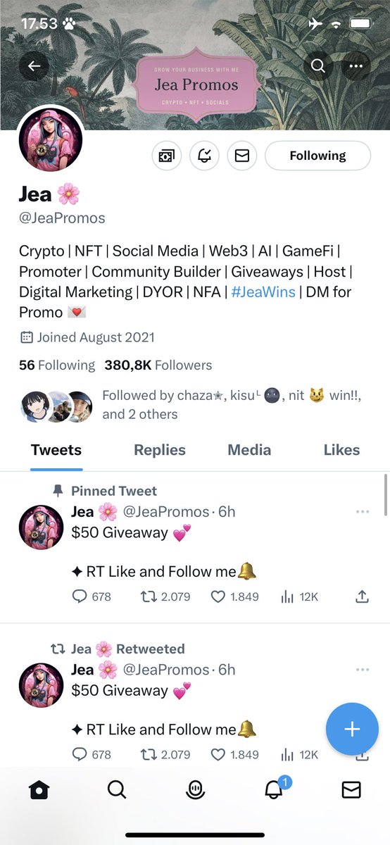 aeleaIe's tweet photo. @chitaglorya3rd @buffdogecoin @Cryptoishazzz @0xRoronoaZoro @JeaPromos done https://t.co/GFE3OY0fIj