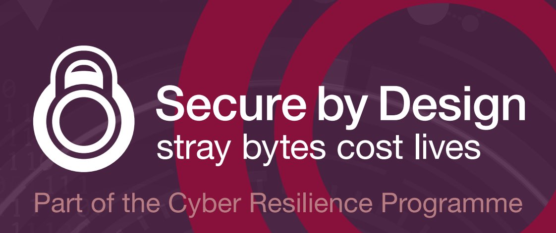 Secure by Design is here. All new programmes in the MOD will be adopting our new approach to cyber security and resilience. Find out more via the Secure by Design portal on the Defence Gateway. 
#SecurebyDesign #cybersecure