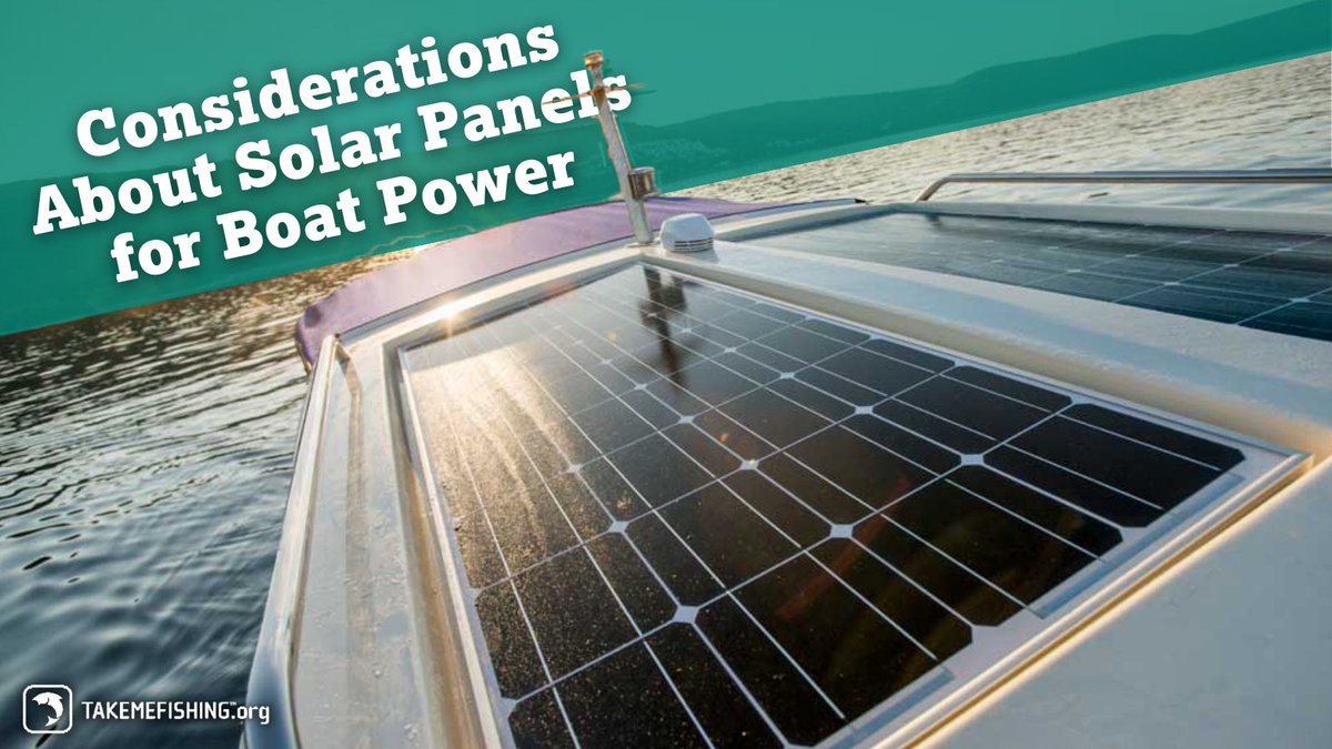 Take_Me_Fishing's tweet image. All boats require a certain power level to operate, but generators and motors can fail. A great backup is solar panels connected to the boat. Check out the ins and outs at bit.ly/3O93oXr.

#TakeMeFishing #SolarPoweredBoat #SolarMarine #SolarEnergyBoat