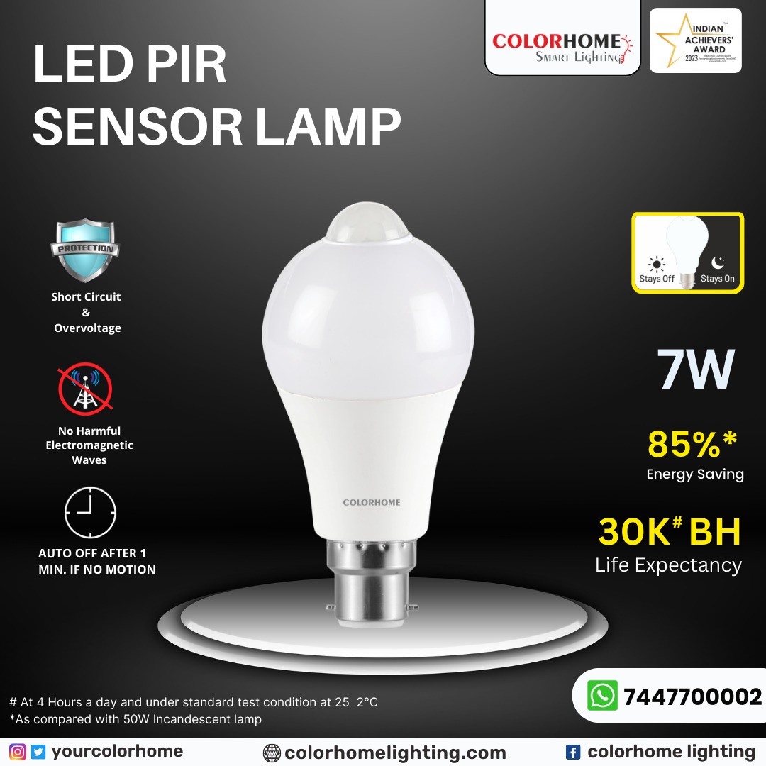 Light When You Need It - LED Motion Sensor Lamp for Added Convenience.💡
.
.
.
#lighting #lightingdesign #colorhome #led #ledbulbs #ledtorch #ledbatten #lighting #smartlighting #smartlightingtechnology
#smartlightingcontrol