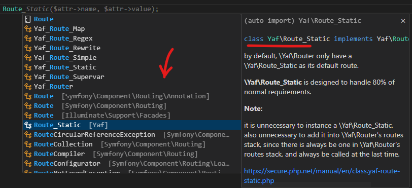 php4vs's tweet image. Check out the update v1.36.13517 for @Code! 🔎 Namespaces in completion, colorful tool tips, and more! 🤩 Try it out now: marketplace.visualstudio.com/items?itemName… 💻 #PHPTools #VSCode #IntelliSense