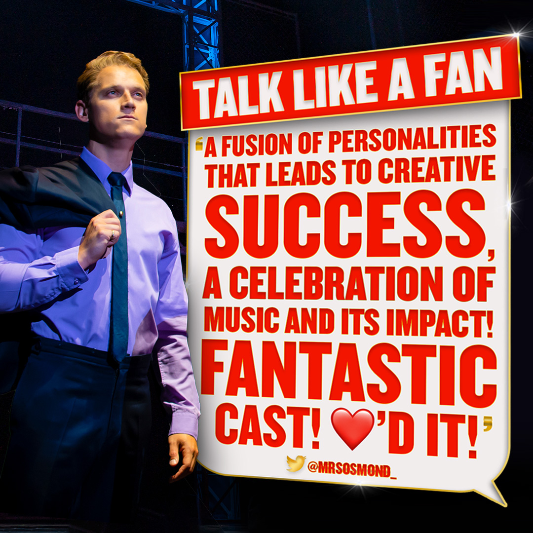 JerseyBoysUK's tweet photo. 'A celebration of music and its impact!'
#TalkLikeAFan #JerseyBoysLondon https://t.co/QNahyE4CCT