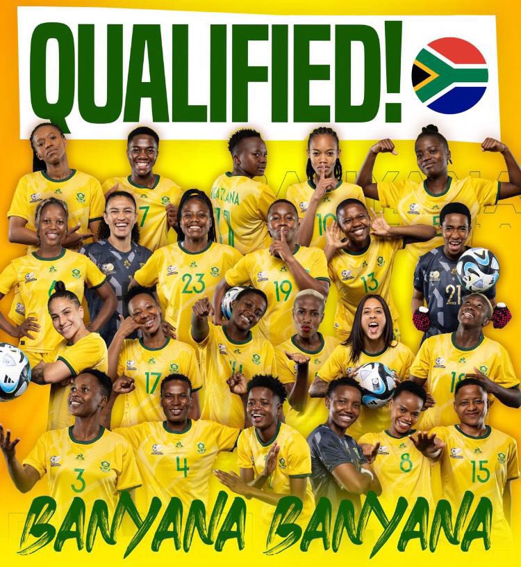 Collen_Malatji3's tweet photo. Congratulations to @Banyana_Banyana ! https://t.co/XnJshZVmGX