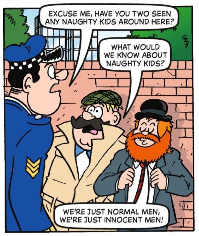 YourPalFanton's tweet photo. @LaurenLayfield @Phil_Gluvets @HackerTDog I wrote a reference into the Beano recently, drawn by the excellent @VictorianClam! https://t.co/AoqHoPpX30