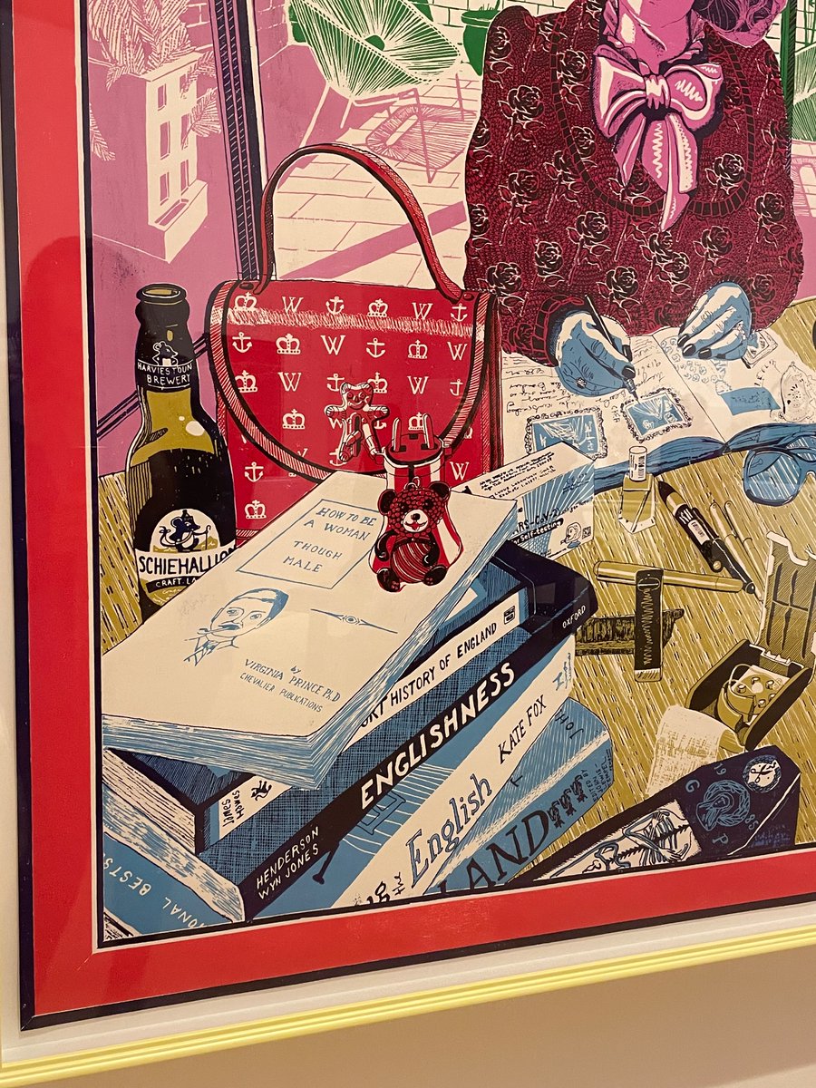 Spotted! <a href="/ailsa_henderson/">Ailsa Henderson</a> and <a href="/RWynJones/">Richard Wyn Jones</a> in the Grayson Perry exhibition at the National Gallery