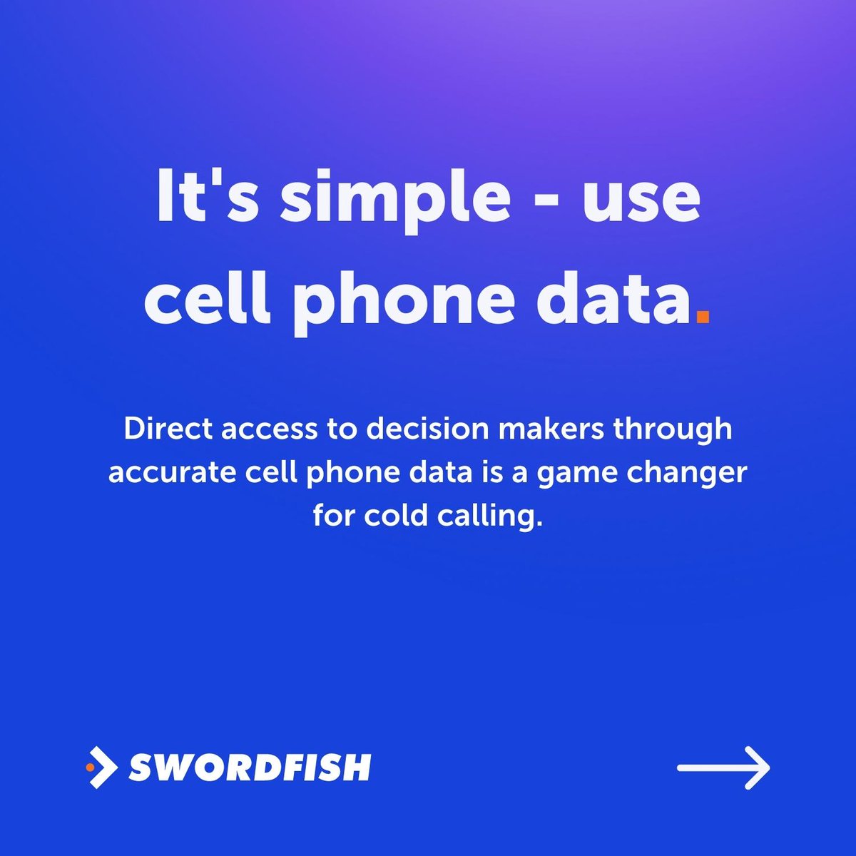 swordfish_ai's tweet photo. Use this ONE simple tip to book MORE meetings in 90% less cold calls 👀

#sales #coldoutreach #coldcalling #salesdevelopment #salesdevelopmentrepresentative #coldcall #salestips #saleshack https://t.co/cno2ZqMvxC