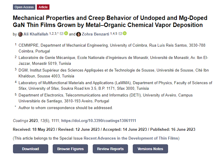 khalfal34152's tweet photo. Read this paper, which first deals with creep behavior of #thin_films.
You can find it here:https://t.co/PTIEx1pYC4
#Creep_behavior #Doping
Mechanical Properties and Creep Behavior of Undoped and Mg-Doped GaN Thin Films Grown by Metal–Organic Chemical Vapor Deposition https://t.co/QvdHHw47hh