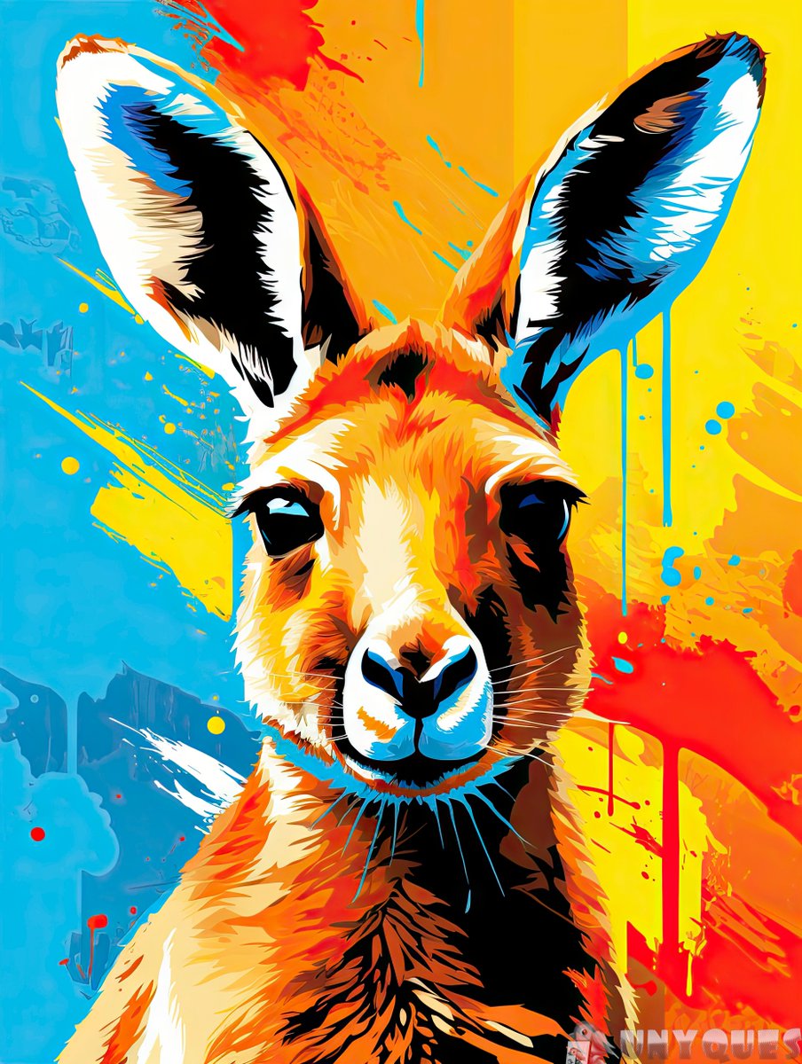 Unyquesart's tweet photo. 🎨Bunny's Vibrant Canvas

A portrait of a bunny with colorful paint on canvas. Crafted in the style of bold graphic design, this piece features detailed background elements and vibrant realism, bringing the bunny to life.
https://t.co/PPA57sl8Tz

#art https://t.co/2zhEG9SzdG